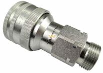 Szybkozłącze hydrauliczne gniazdo M22x1.5 gwint zewnętrzny EURO (9100822G) (ISO 7241-A) Waryński WIAM22MZ - 2