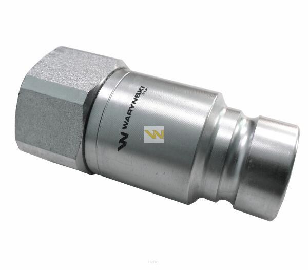 Szybkozłącze hydrauliczne suchoodcinające wtyczka G3/4