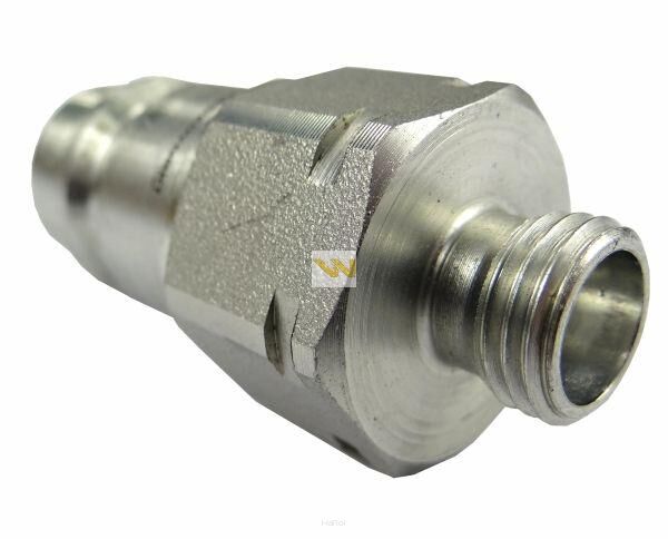 Szybkozłącze hydrauliczne wtyczka M14x1.5 gwint zewnętrzny EURO (9100814W) (ISO 7241-A) Waryński WIAM14SZ