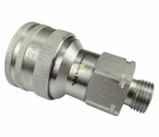 Szybkozłącze hydrauliczne gniazdo M16x1.5 gwint zewnętrzny EURO (9100816G) (ISO 7241-A) Waryński WIAM16MZ - 2