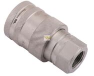 Szybkozłącze hydrauliczne gniazdo z eliminatorem ciśnienia M18x1.5 gwint wew. EURO PUSH-PULL (ISO 7241-A) Waryński WIAM18MW-PPE - 3