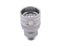 Szybkozłącze hydrauliczne skręcane wtyczka M22x1.5 gwint zewnętrzny 300bar Waryński WDCVV22SZ - 3