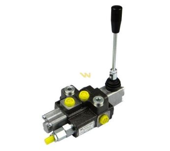Rozdzielacz hydrauliczny 1-sekcyjny max przepływ 40L z zatrzaskiem Waryński W-ROZ40L/1Z