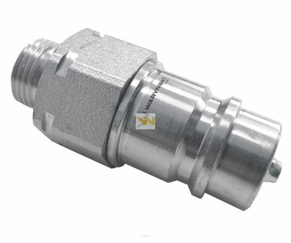 Szybkozłącze hydrauliczne wtyczka M18x1.5 gwint zewnętrzny EURO (9100818W) (ISO 7241-A) Waryński WIAM18SZ